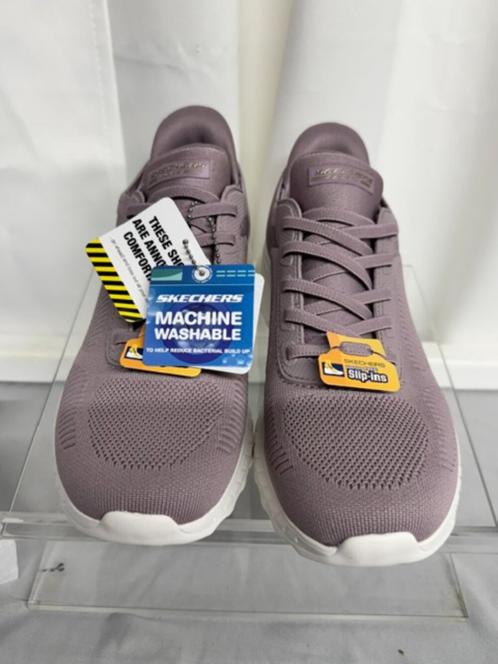 Skechers BOBS Squad Chaos - Current Muse, Lavender, Size 8.5 WIDE FIT